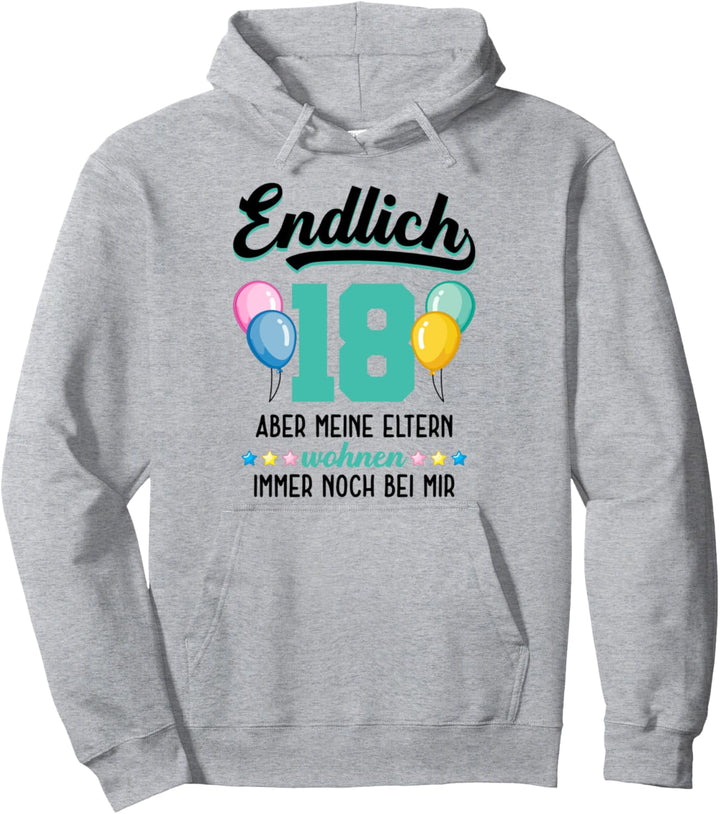 18. Geburtstag Grafik Geschenk Mädchen Jungen Geschenkidee L Pullover Hoodie