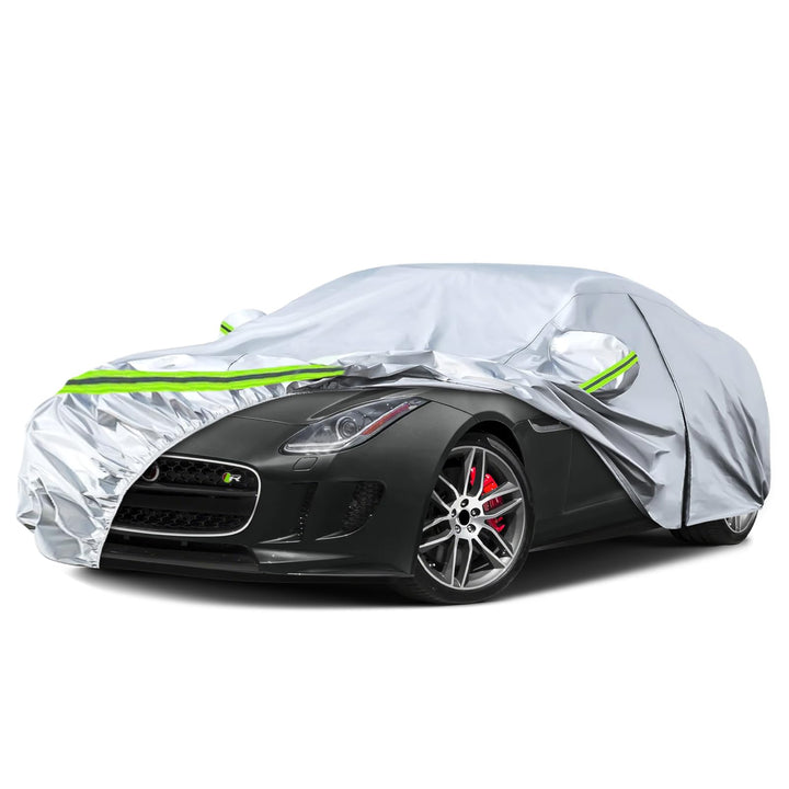 Auto Abdeckung Vollgarage Passend für Jaguar F-Type 2014-2022, Auto Abdeckplane Wasserdicht Atmungsa