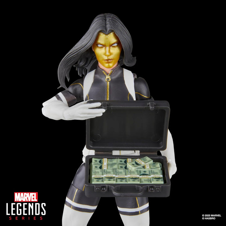 Marvel Legends Series Madame Masque und Crossbones Action-Figuren, Gold, Schwarz, Rot