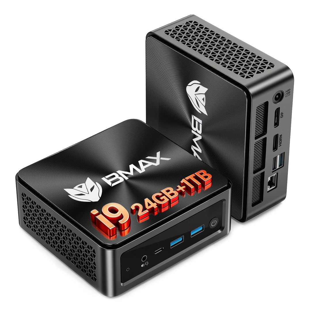 BMAX Mini PC B9 Power, Intel Core i9 12900HK (bis zu 5,0 GHz) Mini Computer mit 32 GB DDR4 RAM, 1 TB