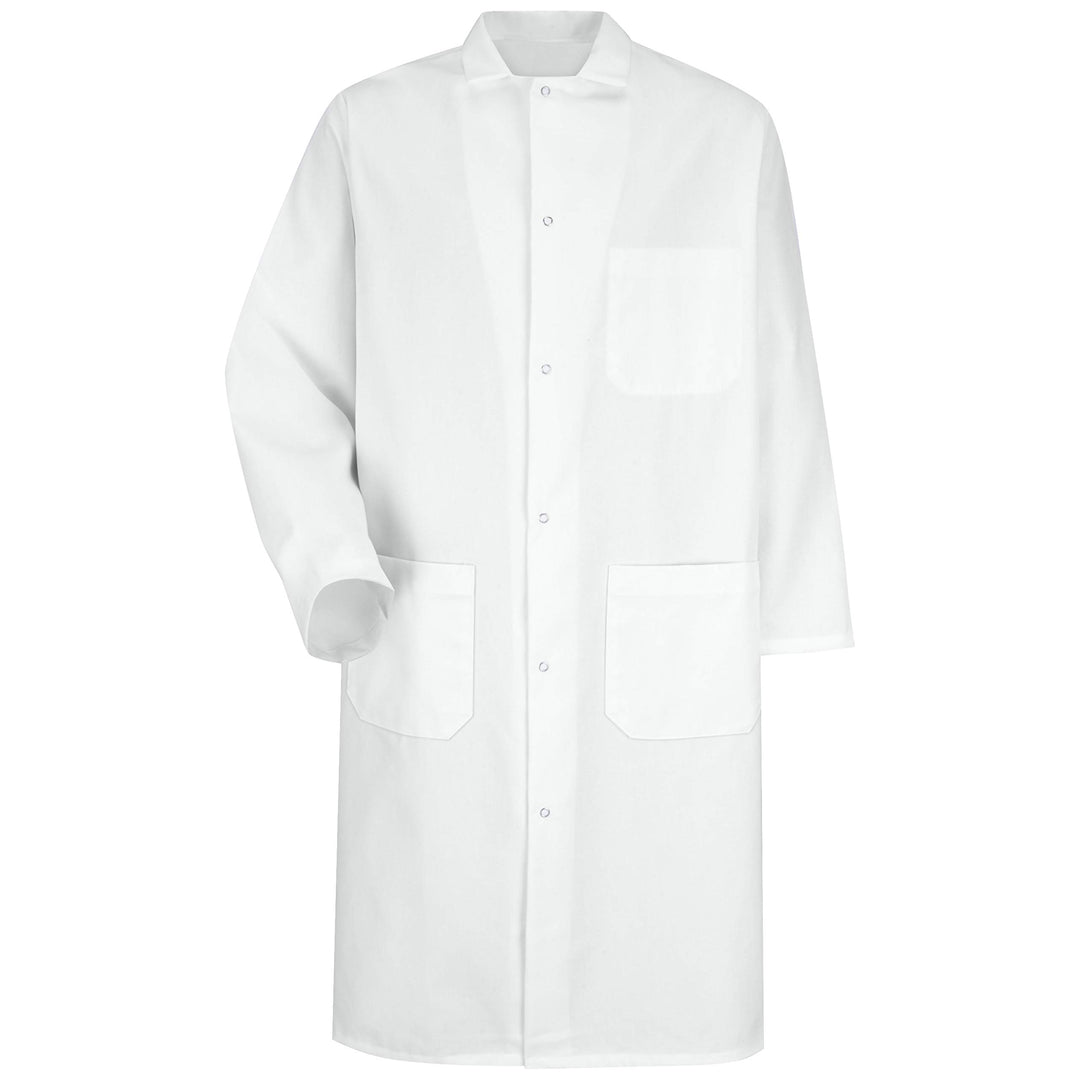 Red Kap Metzger-Frock für Herren, mit Griffschutz, Weiss M Weiss, M Weiß