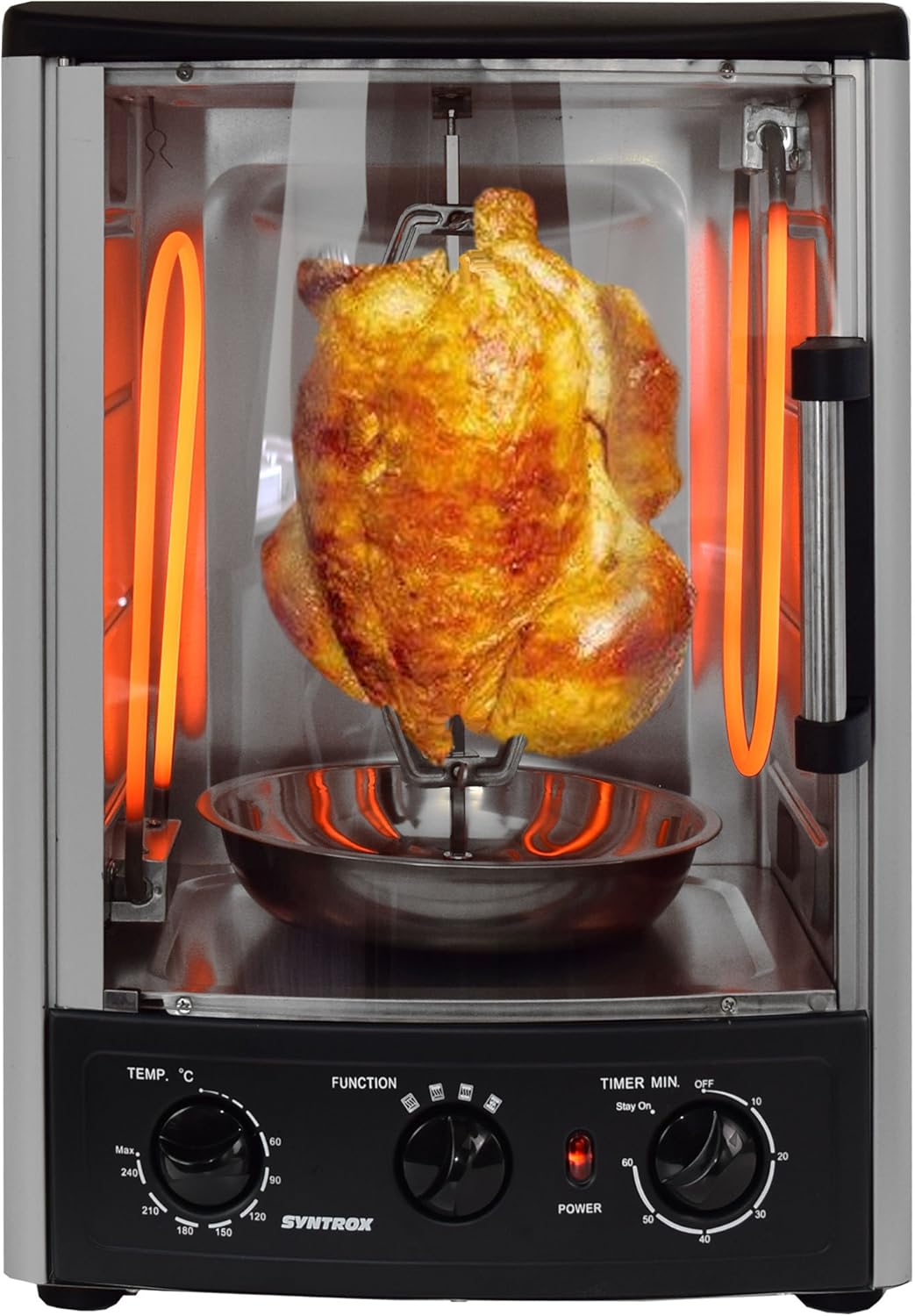 Syntrox Germany Dönergrill | Hähnchengrill | Vertikalgrill | 360 Grad Grill