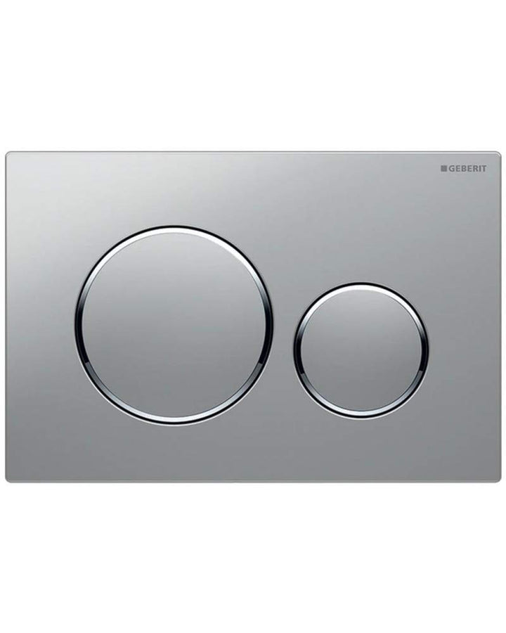 Geberit 115.882.KH.1 Sigma 20 Betätigungsplatte, mattchrom/Hochglanz-verchromt Glanzverchromt, Glanz
