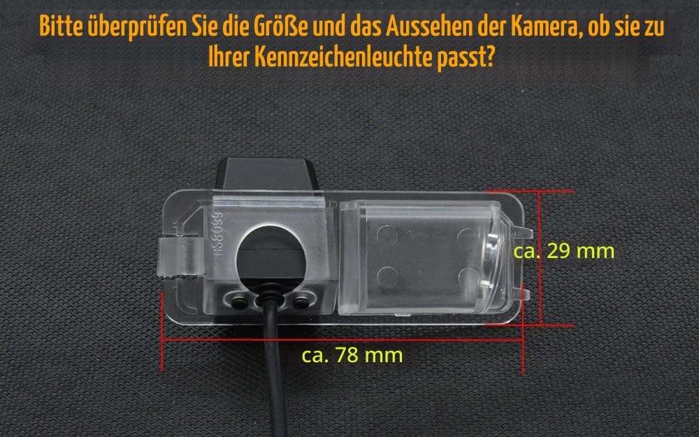 170 Grad Weitwinkel Auto Nachtsicht Rückfahrkamera Einparkhilfe Farbkamera Rückfahrsystem Wasserdich
