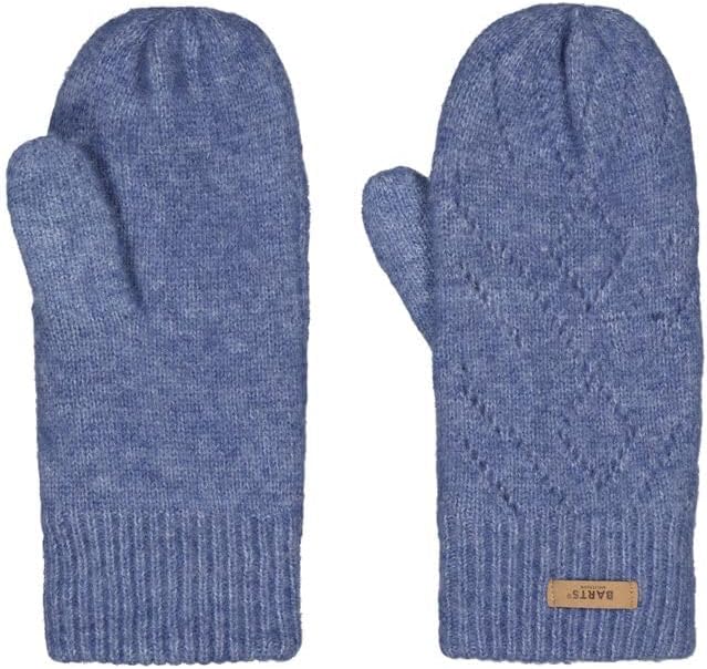 Barts Damen Strickfäustlinge Bridgey gefütterte Winter-Handschuhe Einheitsgrösse Blau, Einheitsgröss