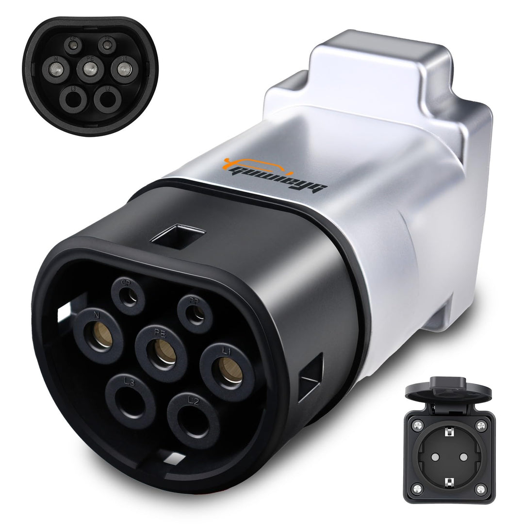 V2L Adapter Kompatibel mit Renault, 10A 220V Fahrzeug-Ladeadapter, Passend für Renault, R4,R5 Typ 2-