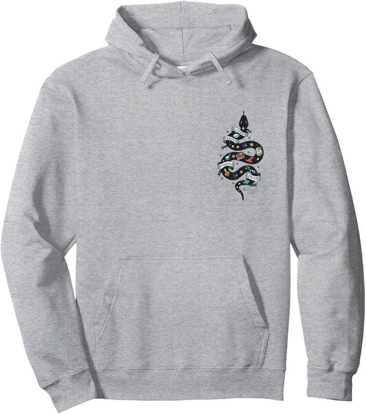 Harry Potter Slytherin Snake Pocket Pullover Hoodie