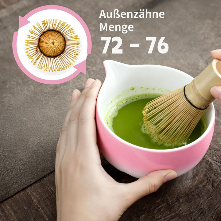 Matcha Set| Matcha Besen|Matcha Tea Set | Matcha Schale| Matcha Whisk,Schaufel, Sieb, Matcha-Besenha