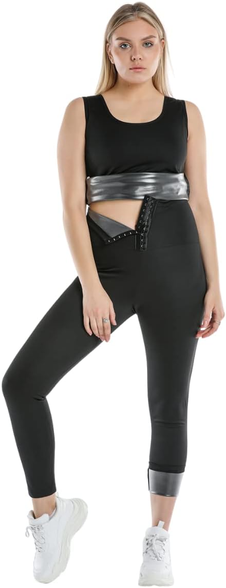 Thermo Leggings abnehmen Jogging | Taillenformer Body Shaper Figurformende Body Shaper Kompressionsl