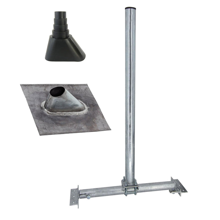 Premium X Dachsparrenhalter SOLID X85-48 galvanisch verzinkt SAT Antenne Dach Halterung BLEI Dachzie