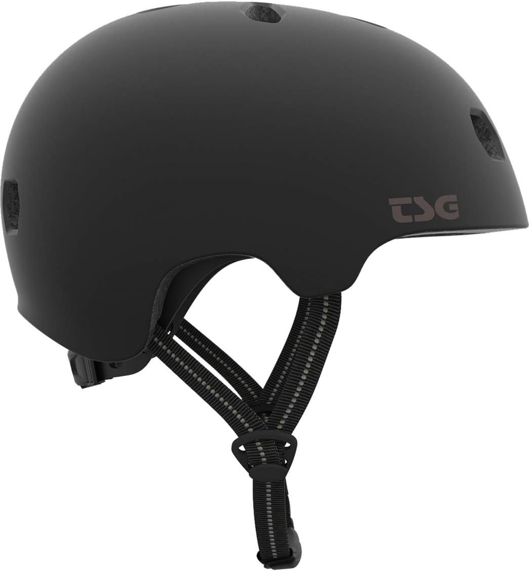 TSG Meta Solid Color Halbschalenhelm, satin black