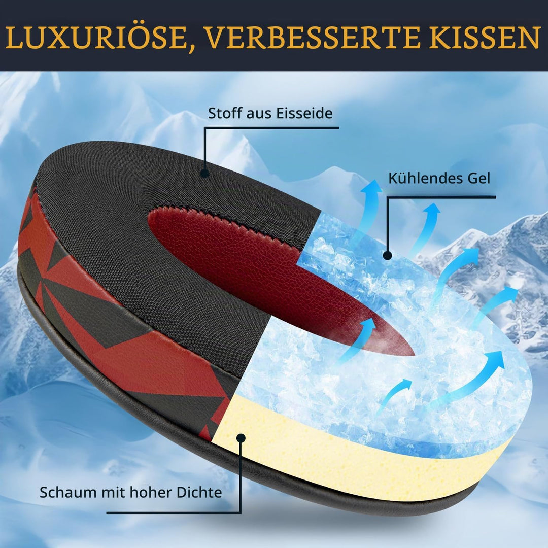 SOULWIT Kühlgel Ersatzpolster Ersatz Ohrpolster Polster für HyperX Cloud 2/3/1/Alpha/Flight/Stinger/