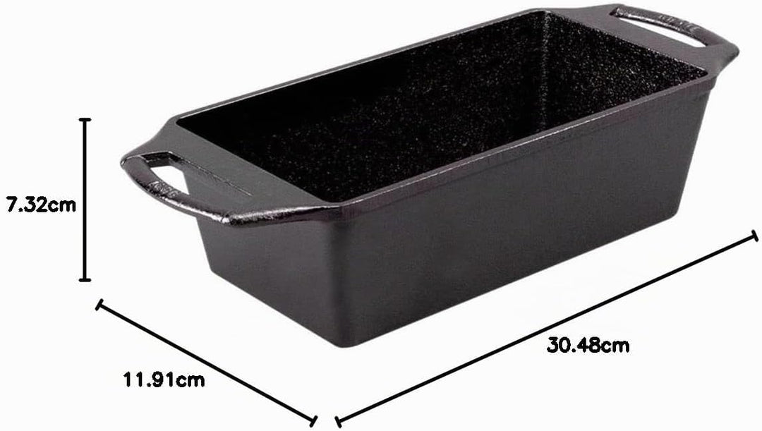 Lodge Kastenform aus Gusseisen, 21,6 x 11,4 cm, Kastenform