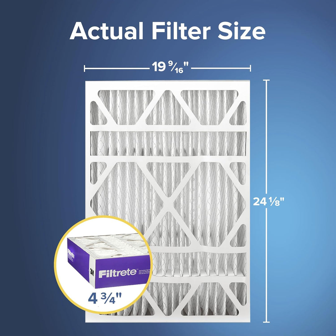 Filtrete Gesundes Wohnen Ultra Allergen Deep Falte Filter, MPR 1550, 20 x 20 x 4-Zoll (4–3/8 Tiefe),