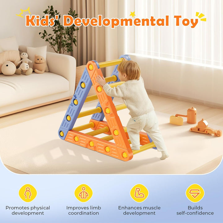 Toddler Klettergerüst, Stativ-Kletterleiter aus Kunststoff, für Kinder, Montessori Outdoor,Indoor-Sp