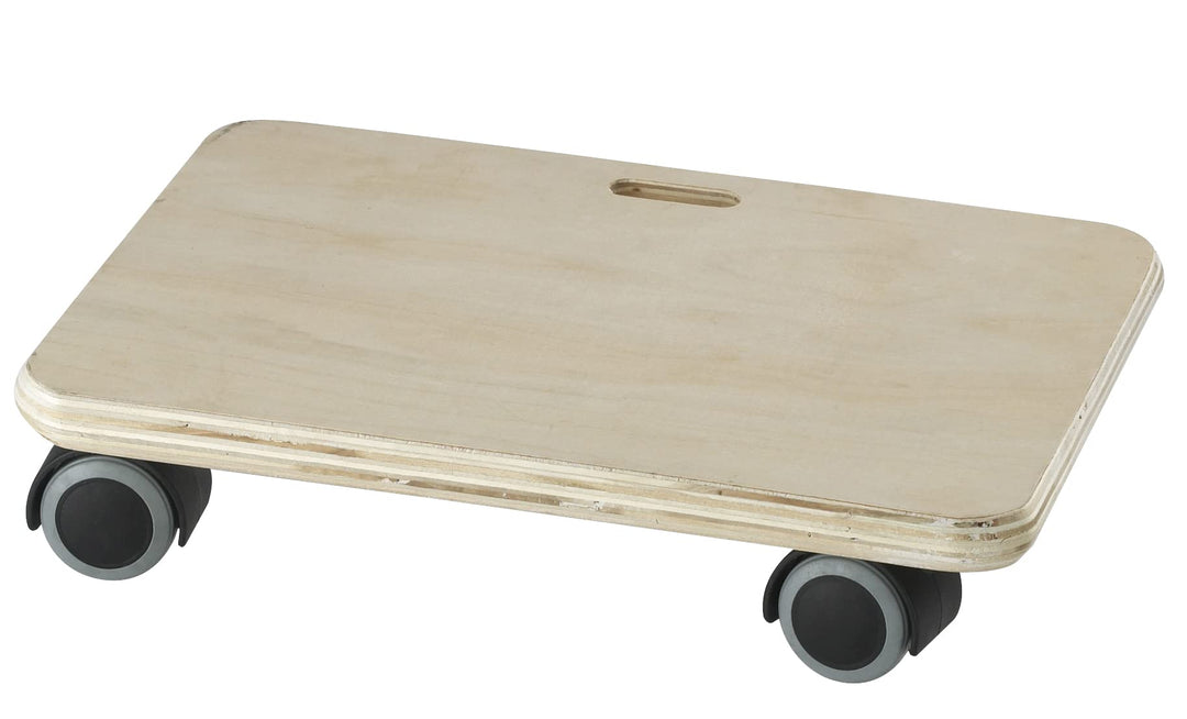 Dörner + Helmer Transportroller Quattro-Soft, 290mm x 190mm x 70mm, 80kg Tragkraft, Doppelrollen, fü