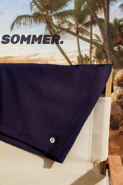 ineepor Badehose Herren mit Kompression Badehose mit innenhose Board Shorts 2 in 1 Reissverschlussta