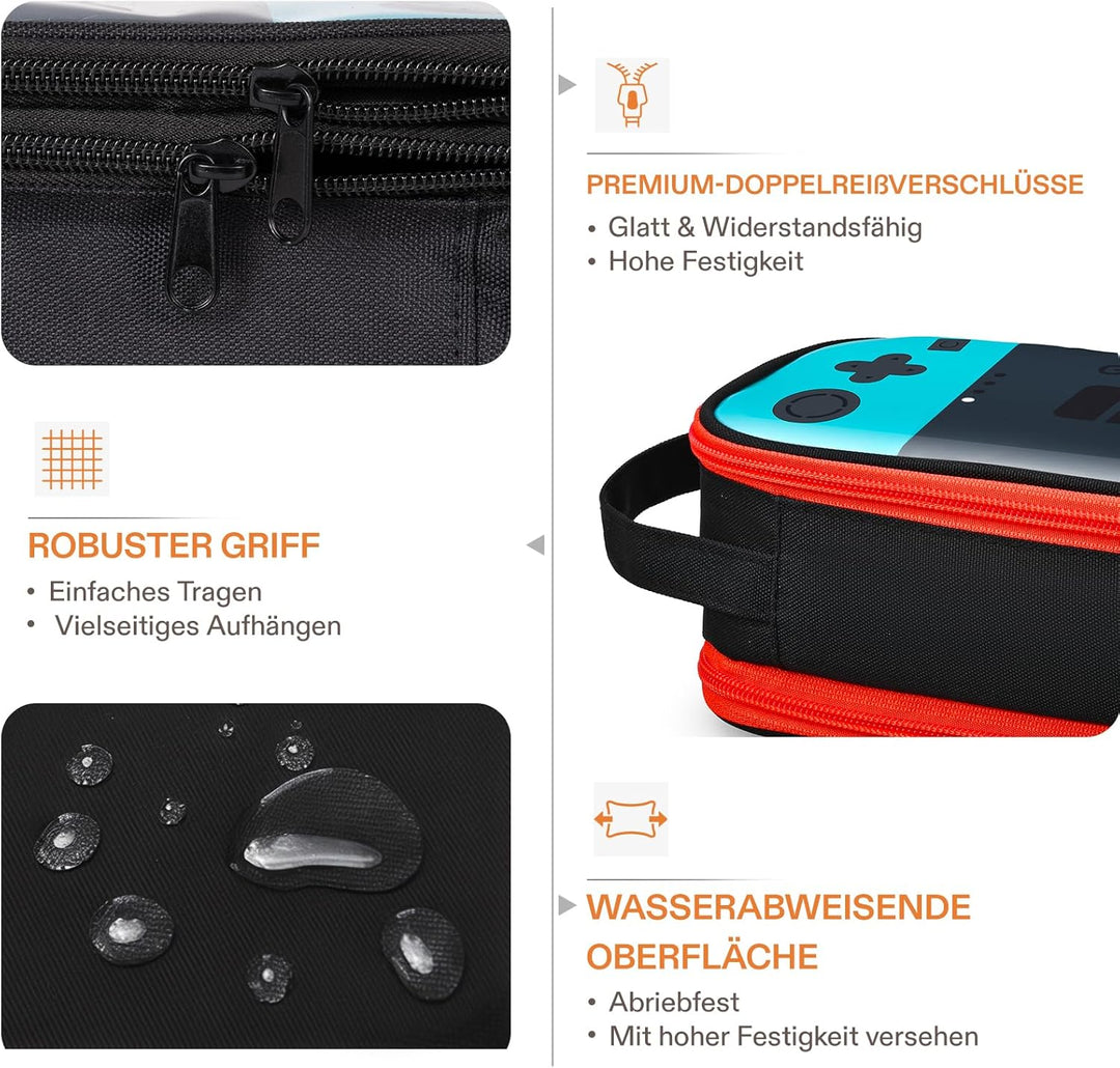 Beaulyn federmäppchen Jungen,Grosses mäppchen 3fach mit Reissverschluss, federtasche für 1. klasse 5