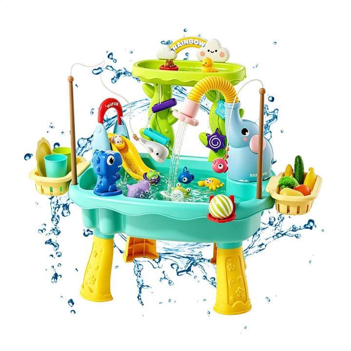 Wasserspieltisch - Mit Angelspiel - Sand- Und Wassertisch Für Kinder - Für Sommer, Park, Camping, Te
