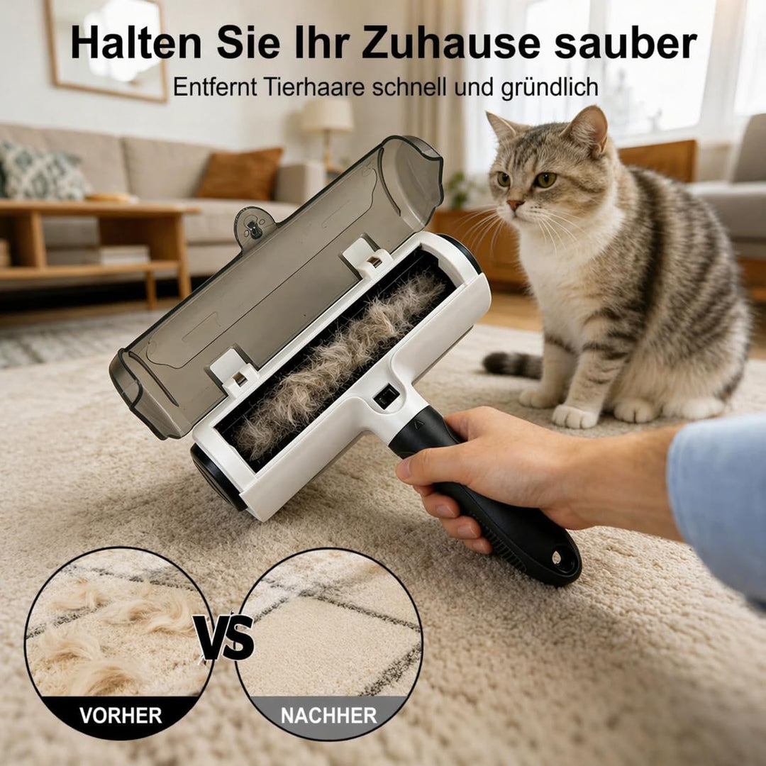Tierhaarentferner, Hundehaarentferner, Katzenhaarentferner, Fussenroller, Wiederverwendbarer, Elektr