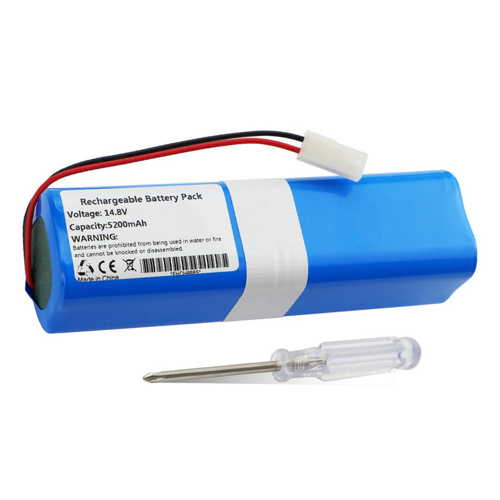 K KYUER D093-4S2P Staubsauger Akku für ROEMO SYB2,SYB2 Pro Robot Vacuum Cleaner 14.8V 5200mAh Robote
