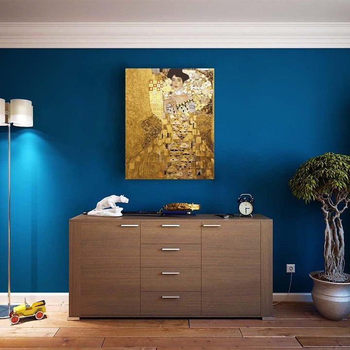 Artnapi Malen nach Zahlen Erwachsene mit Rahmen | DIY Handgemalt | Adele Bloch-Bauer Gustav Klimt |