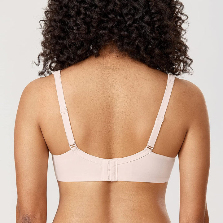 AISILIN BH Damen mit Bügel T-Shirt Grosse Grössen Leicht Gefüttert 75D Rose White, 75D Rose White