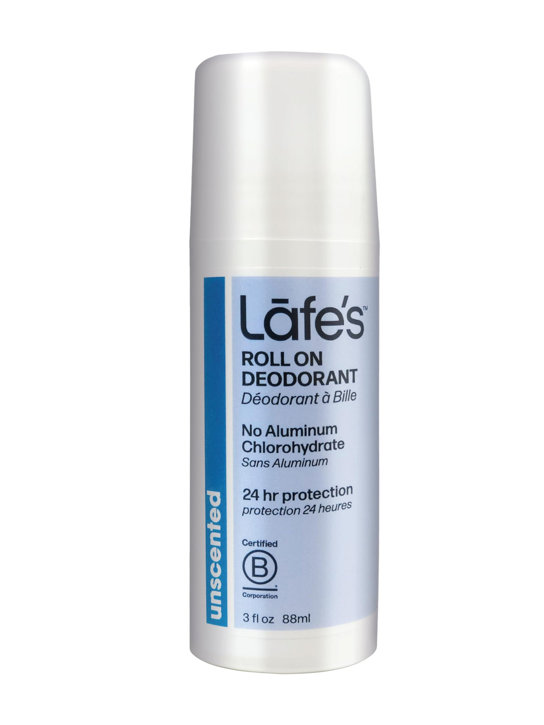 All Natural, Roll On Deodorant, ohne Duft - Lafe Natural Body Care - Anzahl 1