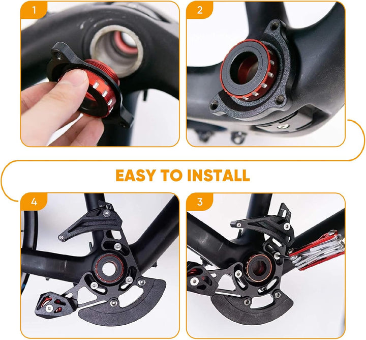 BESNIN Kettenführung ISCG-05 Mountainbike Kettenführung Bike MTB Kettenführung für 1x System Schwarz