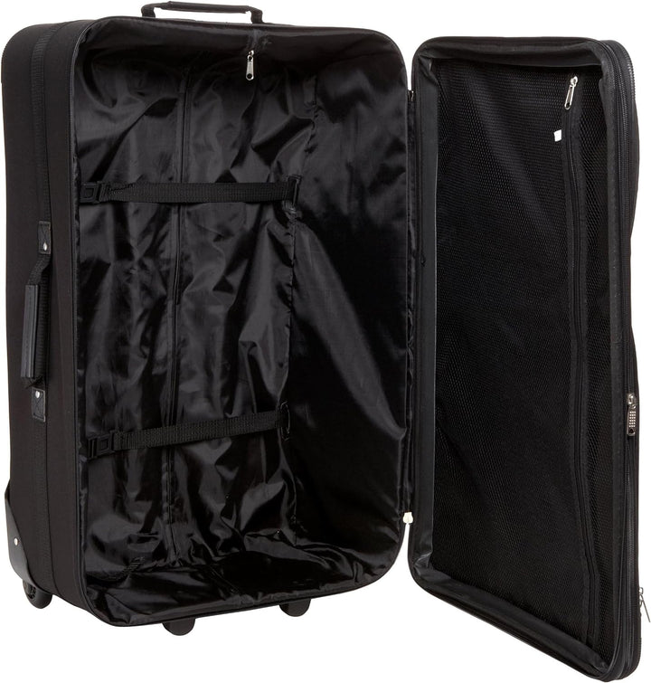 Rockland Luggage Journey Softside Stand-Set, Schwarz , Einheitsgrösse, Journey Softside Gepäck-Set E