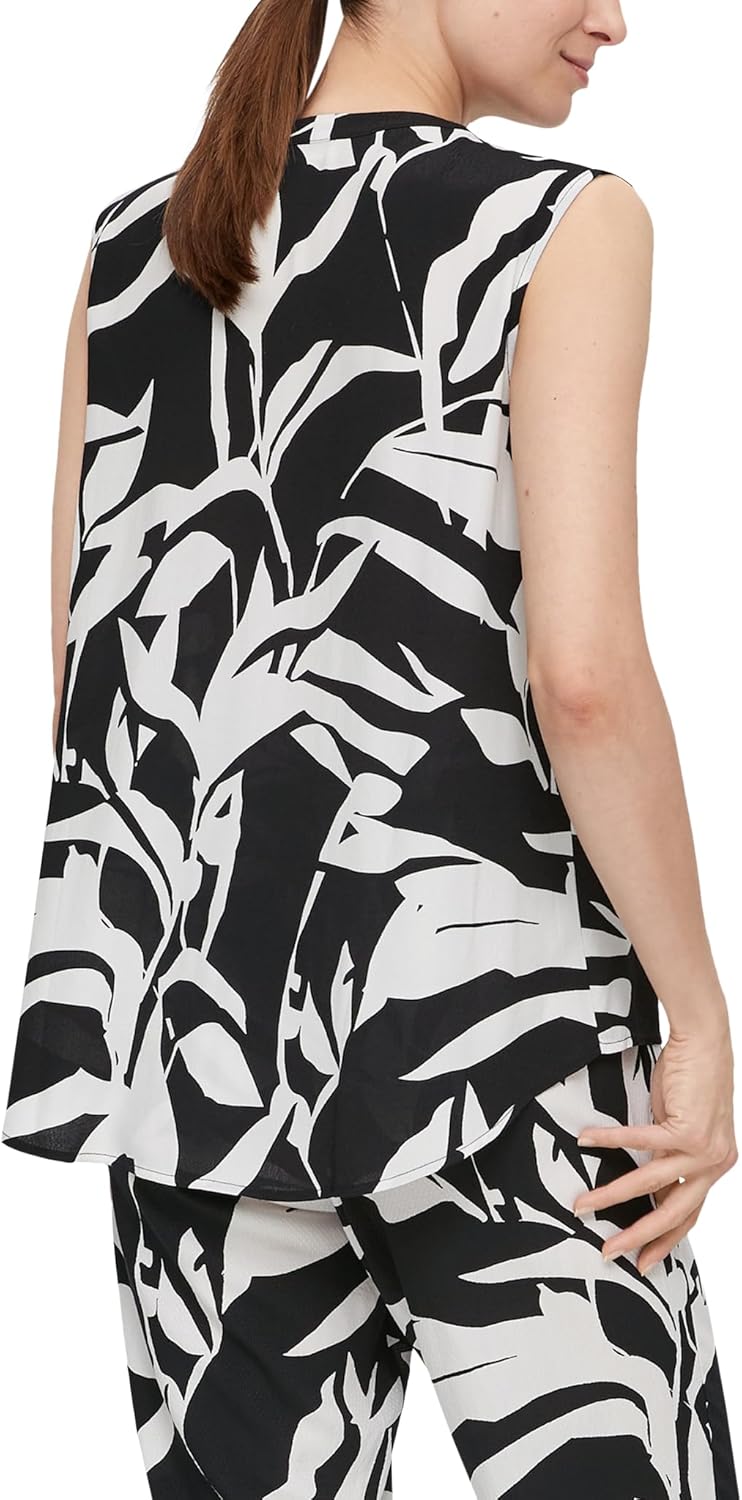 s.Oliver Viskosebluse mit Crêpestruktur 32 Schwarz, 32 Schwarz