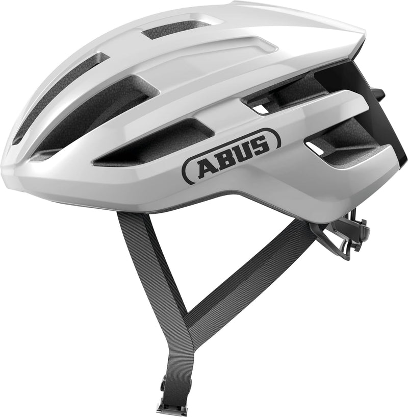 ABUS Rennradhelm PowerDome - leichter Fahrradhelm mit cleverem Belüftungssystem und aerodynamischem