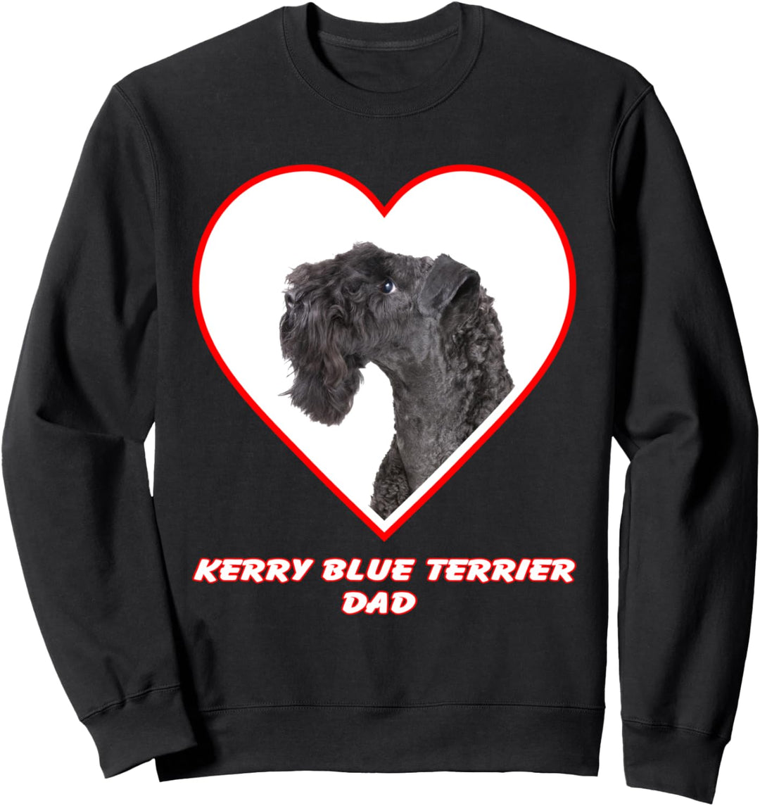 Kerry Blue Terrier Dog Dad Sweatshirt