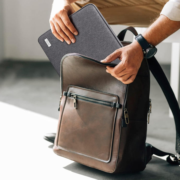 TECOOL 14 Zoll Laptoptasche LaptopHülle für 14” Lenovo Thinkpad ideapad HP Elitebook Acer Dell Chrom