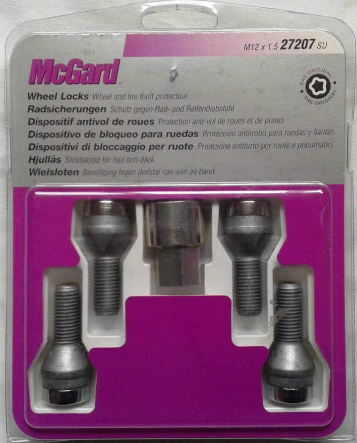 27207SU Radsicherungsbolzen SU (Standard) M12 x 1,50, Kegelsitz, Schaftlänge 25,5 mm, Gesamtlänge de