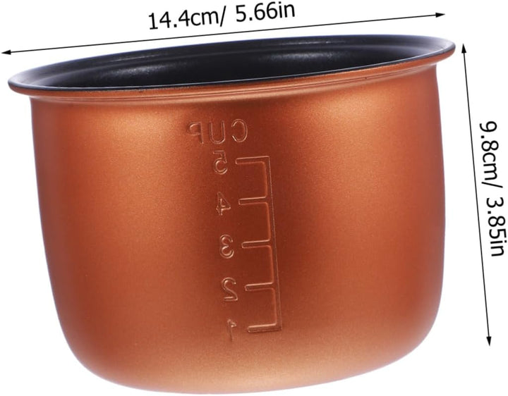 Ciieeo Ersatztopf Reiskocher Innentopf Aluminiumlegierung Antihaftbeschichtet 1,2l Mit Skala Für Ele