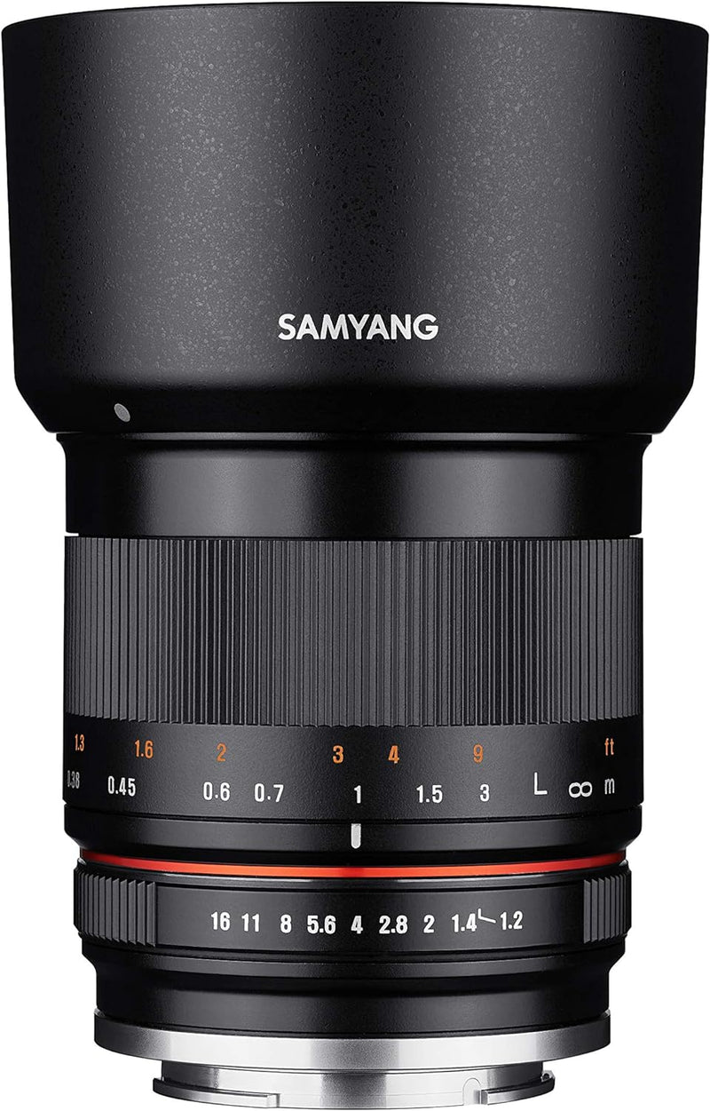 Samyang 35/1,2 Objektiv APS-C Fuji X manueller Fokus Fotoobjektiv, Weitwinkelobjektiv schwarz, X-T30