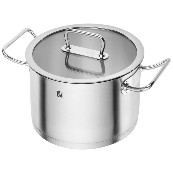 Zwilling Topf tief, 24 cm, rund, 18/10 Edelstahl 24 cm Silber, 24 cm Silber