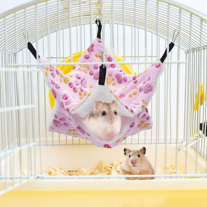 2 Stück kleine Tier hängende Hängematte Meerschweinchen Hängematten für Ratten Frettchen Hängematte