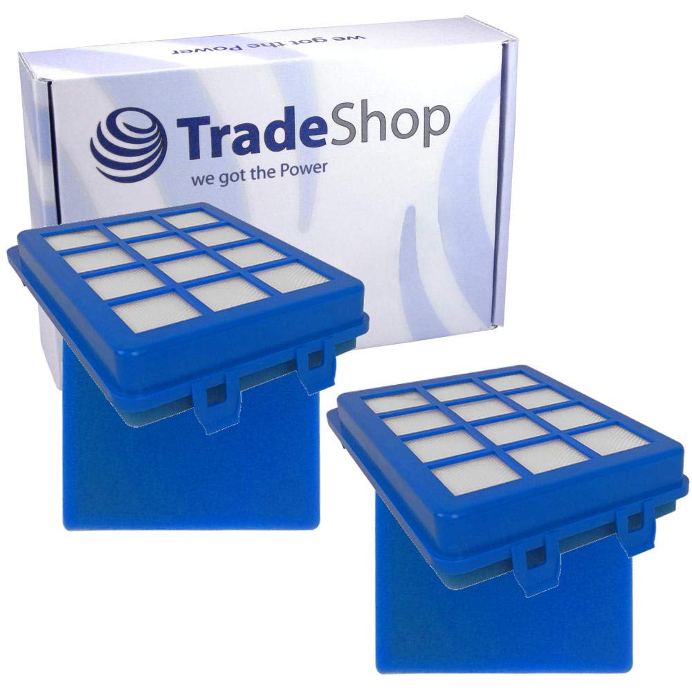 2x Filter Motorschutzfilter mit Schwammfilter für Philips CP0484 Filter für FC9919 FC9921 FC9922 FC9