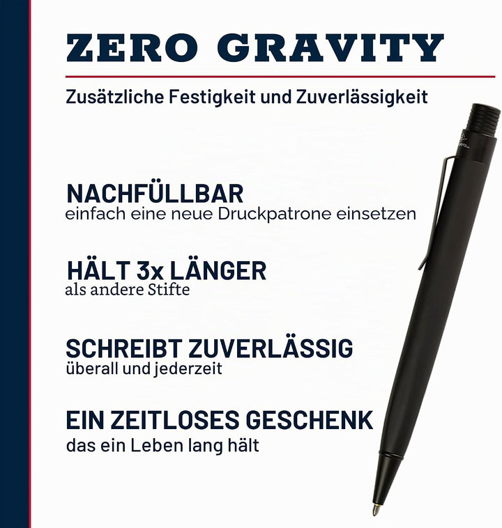 Fisher Space Pen Zero Gravitty Matt Black