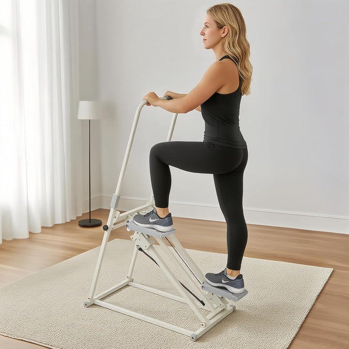 Vertikale Klettermaschine – Faltbarer Heimtrainer Stepper für Ganzkörpertraining | Verstellbare Grif