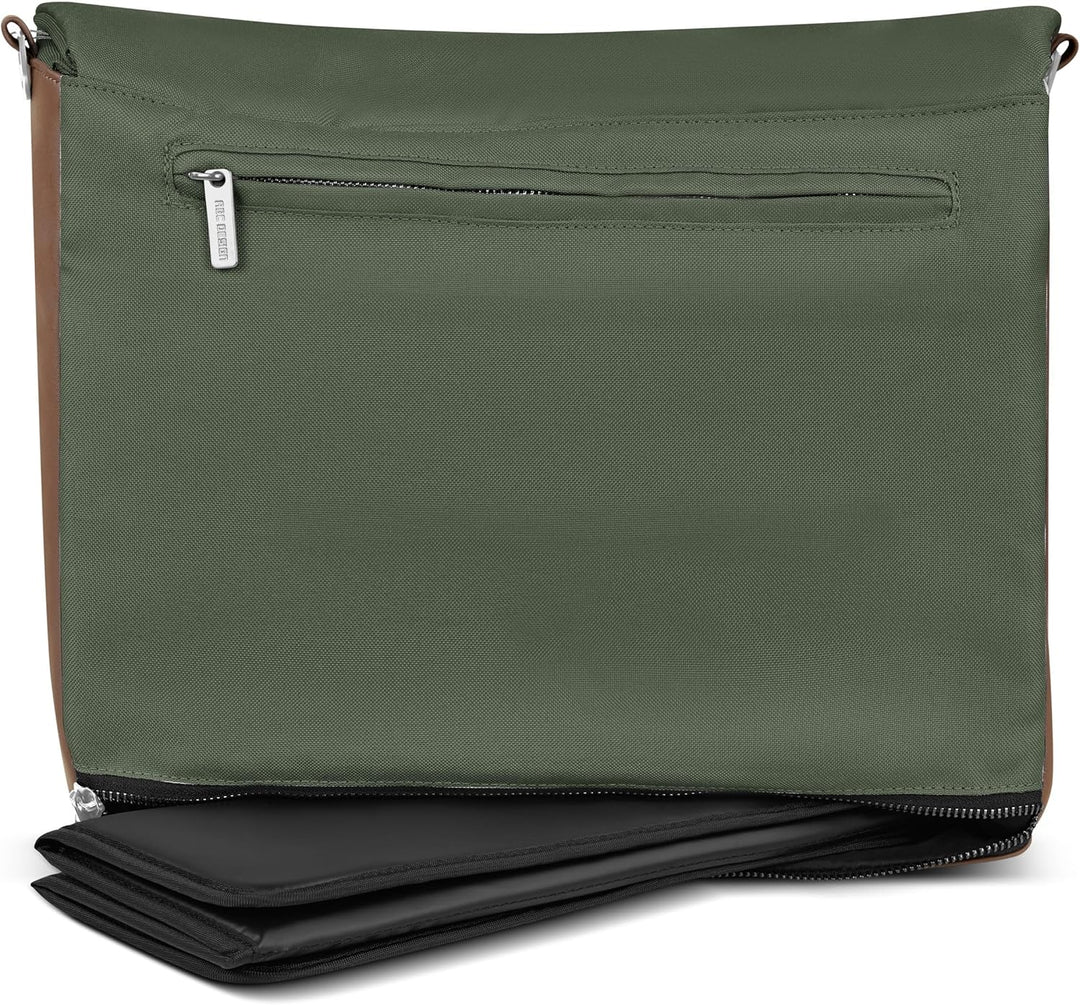 ABC Design Wickeltasche Urban - Crossbody Bag mit Baby Zubehör – Messenger Bag - grosses Hauptfach -