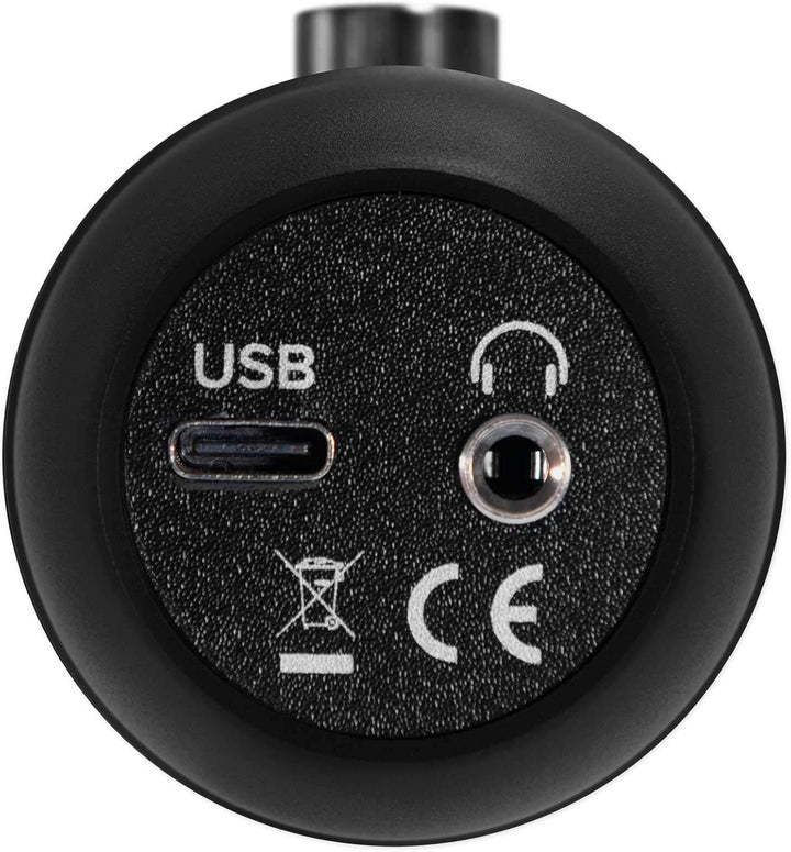 Mackie EM-USB Sprach-Mikrofon Kabelgebunden, Schwarz kompakt USB