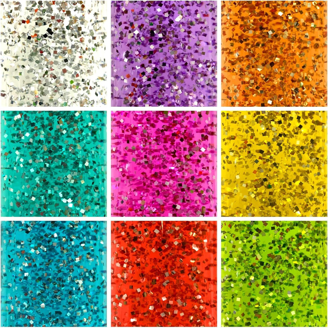 GOOLAMP CandleGlow P1 Glitter Teelicht-Lampe (Hell-Blau), Hell-blau