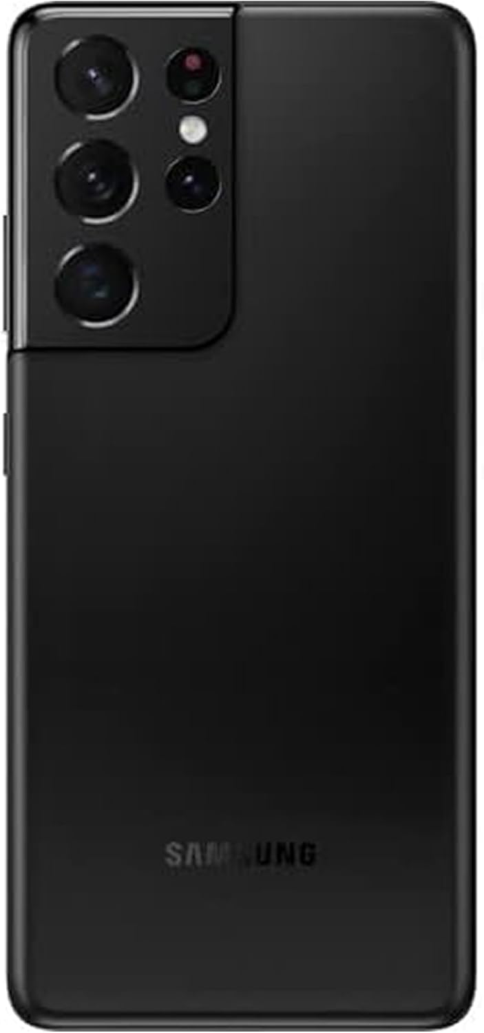 Samsung Galaxy S21 Ultra 5G Smartphone SIM Free Android Mobile Phone Phantom Black 128GB (Renewed)