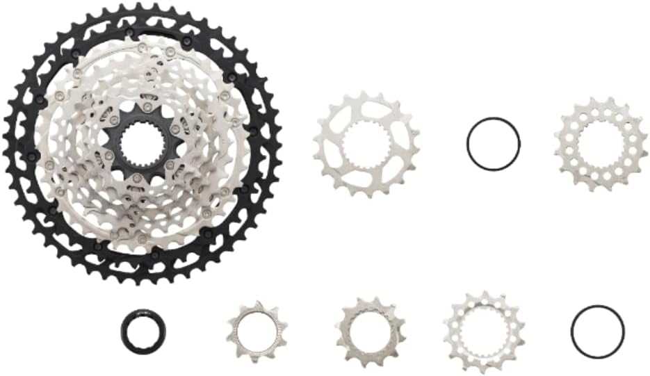 Shimano XT CS-M8100 Cassette - 12-Speed, Silver/Black, Mirco Spline 12-fach, 12-fach