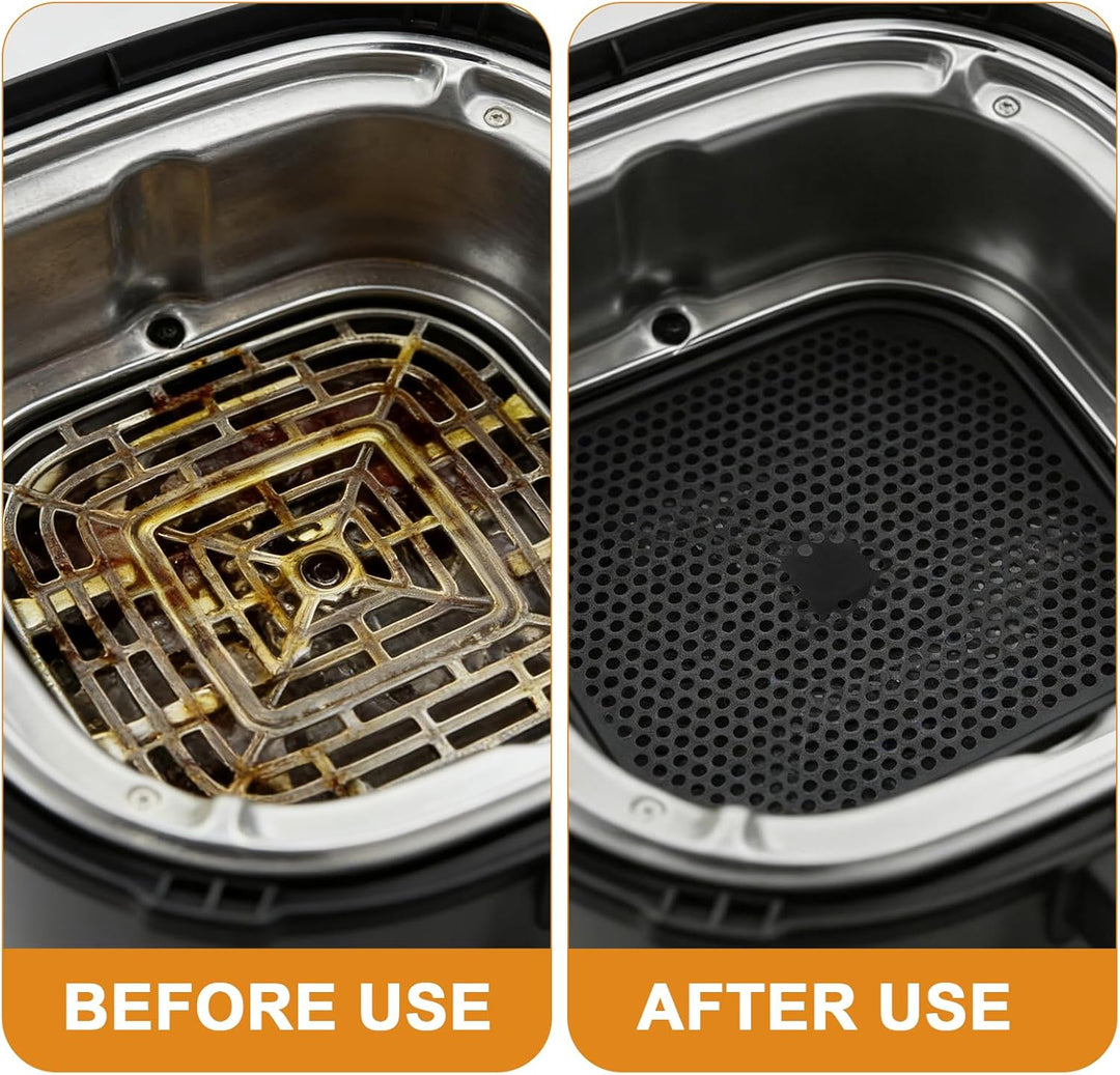 VINATO Heissluftfritteuse Zubehör Set für Ninja Crispi, Air Fryer Zubehör 4-teilig mit Backmatten, S