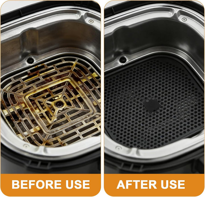 VINATO Heissluftfritteuse Zubehör Set für Ninja Crispi, Air Fryer Zubehör 4-teilig mit Backmatten, S