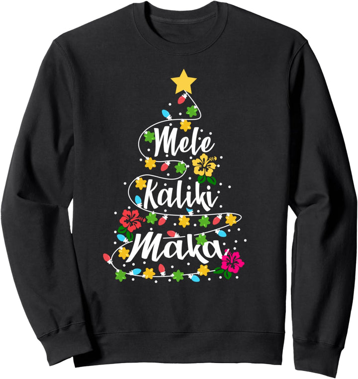 Mele Kalikimaka Hawaii Frohe Weihnachten Weihnachtsbaum Sweatshirt